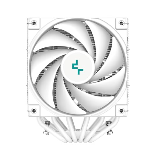 Image of Deepcool AK620 DIGITAL WH 120mm CPU Cooler /CPU Fan - White | Support Intel - LGA2066 /2011-v3 /2011 /1700 /1200 /1151 /1150 /1155 & AMD - AM5 /AM4 - R-AK620-WHADMN-G