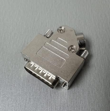 D SUB 15 Shell Angle of 45 Degrees Male Female Shared 15Pin Zinc Alloy Silver HDB26 3W3 11W1
