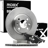 RIDEX 3405B1006 Set d'assale Kit dischi e pastiglie Anteriore senza viti/bulloni Compatibilità con RENAULT Clio 4 Hatchback BH