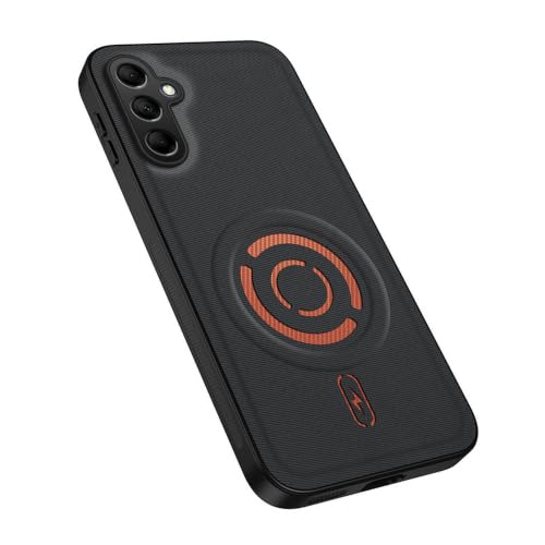 MTRIEBA Magnetic Phone Case for Samsung Galaxy S24 Plus, Black