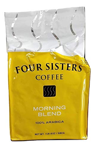 Four Sisters Coffee 100% Arabica Ground Coffee 1.5 Pounds - Morning Blend