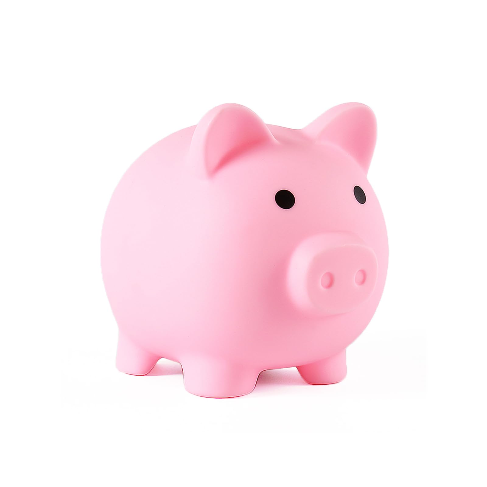 PandaEar Piggy Bank, Unbreakable Cute Plastic Coin Bank for Boys & Girls, Large Money Saving Bank, Shatterproof Pig Money Box, Fun Gift for Children