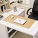 Produktbild CNZXCO Schreibtisch-Maus-pad Anti-rutsch PU Leder Schreibtisch-mauspad Wasserdicht Schreibunterlage Geldklammer Spiele Schreiben Mat Für Office Home Schreib-golden 30x50cm(12x20inch)