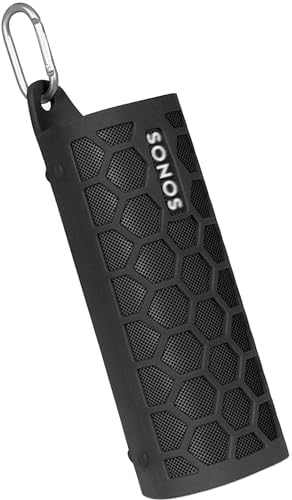 Étui Silicone Avec Poignée Pour Sonos Roam 2 / Roam - Housse De Protection Noire Portable