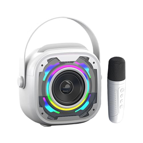 Altavoz de karaoke, micrófono y altavoz portátil, equipo de grabación, dispositivos de canto, amplificador de música para fiestas familiares en casa