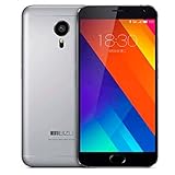 'Meizu MX5 Smartphone de 5.5 (WiFi, 4 g LTE, Octa Core, 3 Go de RAM, 16 Go de mémoire interne, appareil photo de 20.7 MP + 5 MP) couleur Gris Clair