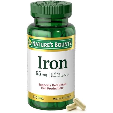 Nature’s Bounty Iron Supplement, 100 Tablets Cover