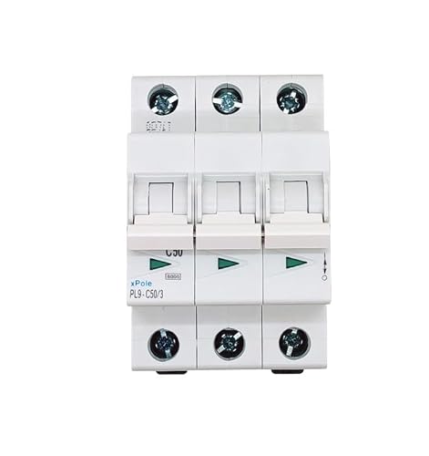 QRUYHBAJU Circuit Breaker PL9-C50/3 6kA