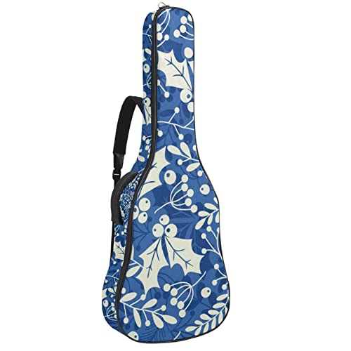 Housse de guitare acoustique imperméable ours et ballons 42.9" avec organiseur