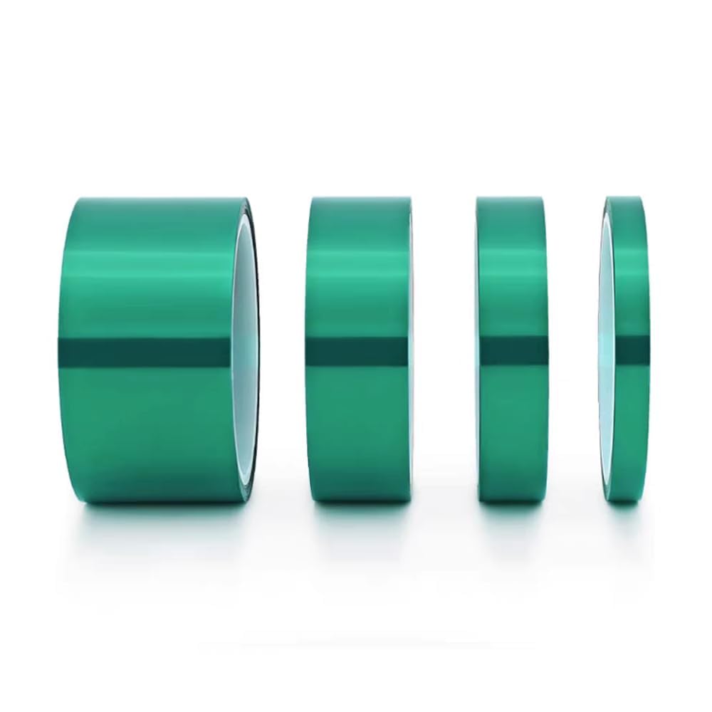 Wysokotemperaturowa zielona taśma silikonowa PET(30μmx18mmx100m-5pcs)