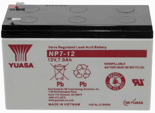 Yuasa NP7-12 Blei-Säure-Batterie 12V 7Ah