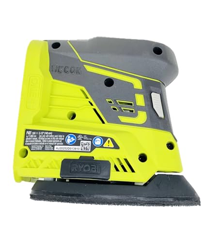 Ryobi ZRP401 ONE+ 18V Cordless Lithium-Ion Corner Cat Finish Sander (Bare Tool) (Renewed)