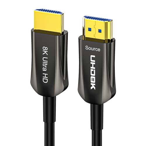 HDMIケーブル 8K 光ファイバー 10m 高速 光ファイバーHDMIケーブル Amazon | 8K 光ファイバーHDMI ケーブル 10M 48Gbps 超高速 HDMI