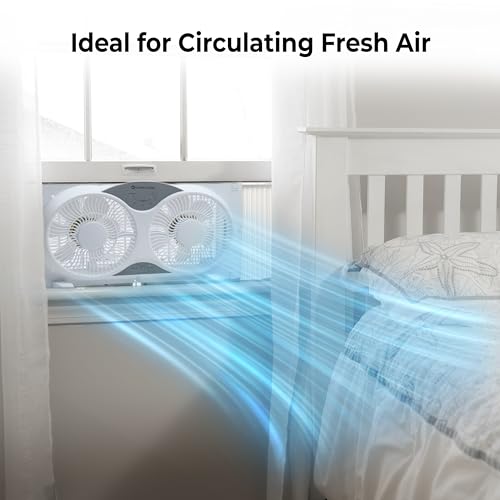 Image of Comfort Zone CZ310R Twin Window Fan