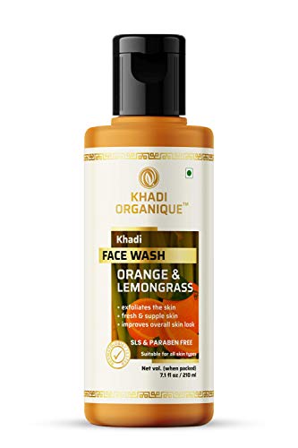 Image of Khadi Organique Orange & Lemongrass Natural Face Wash Sls & Paraben Free Pack Of 1