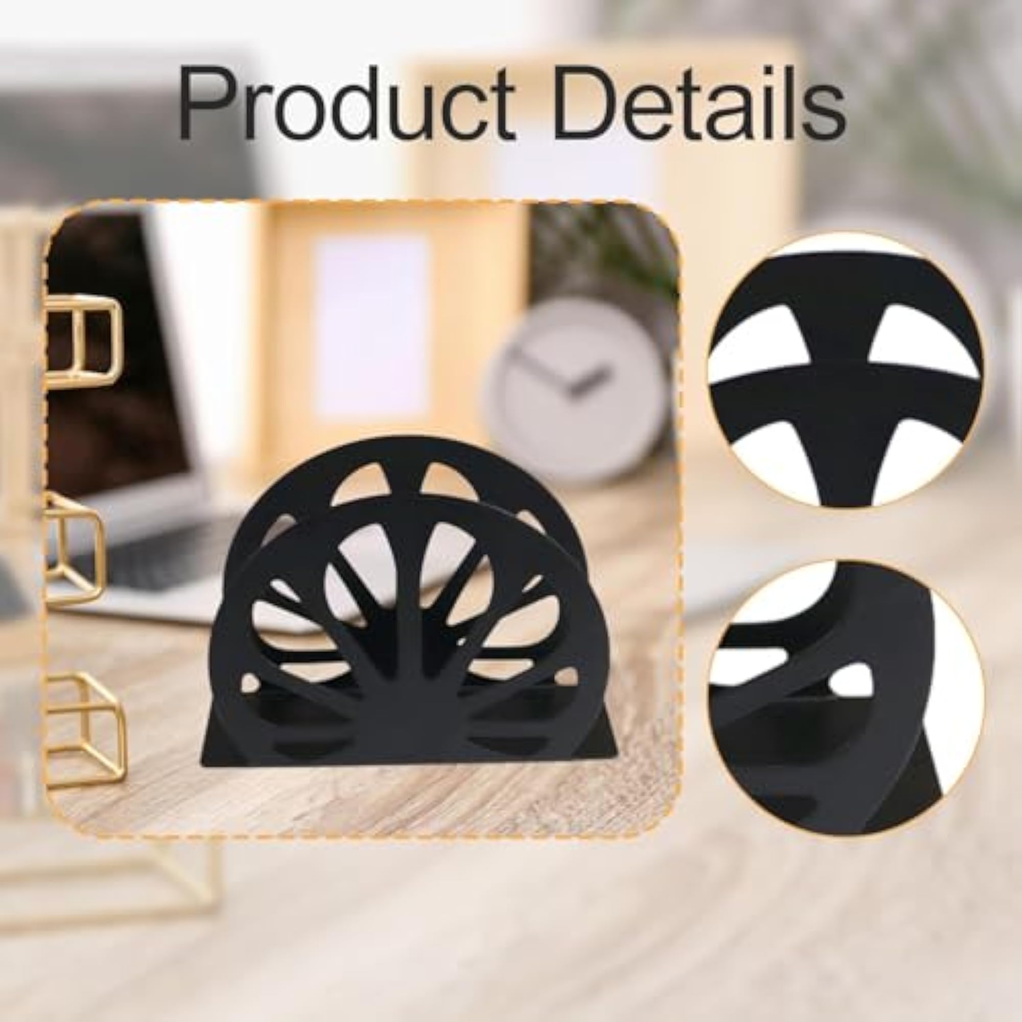 Modern Napkin Holder Tabletop Rack for Coffee Shop Style B
