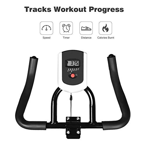 Image of Bike Exercise Bike Adjustable Handlebars Seat Aerobic Training for Gym Home Cardio Workout Machine Training