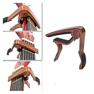 Capo de guitare, clip de guitare électrique acoustique, capo à changement rapide, grain de bois avec coussin en silicone… - Les Beatles, Paul McCartney, John Lennon, RIngo Starr, George Harrison Capo de guitare, clip de guitare électrique acoustique, capo à changement rapide, grain de bois avec coussin en silicone… – Image 3