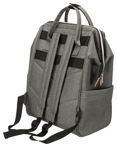 Trixie Hunde-Rucksack AVA - Metallverstärkung für Formstabilität - von Oben und vorne zu öffnen - Außentaschen - Kurzleine - herausnehmbare Bodenplatte - 32 x 42 x 20 cm - bis 10 kg - 28840