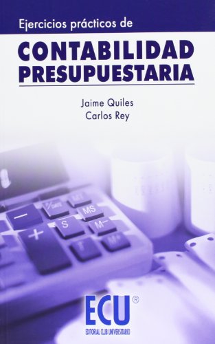 Portada de Ejercicios prácticos de contabilidad presupuestaria
