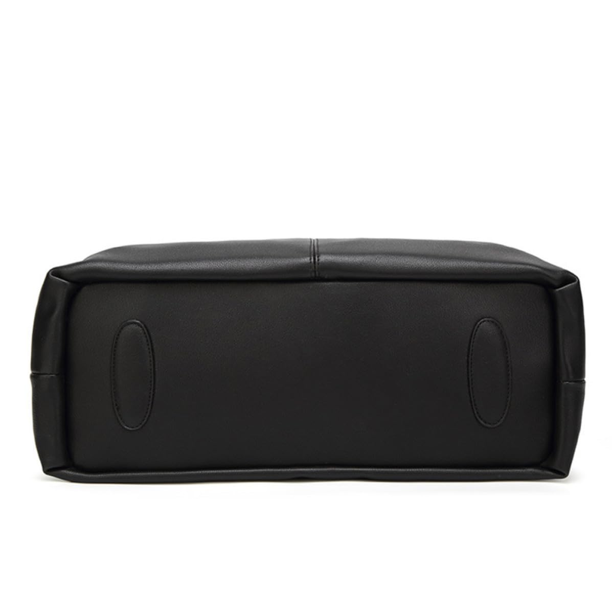 Negro Bolso de Mano de PU, Gran Capacidad, para Mujer