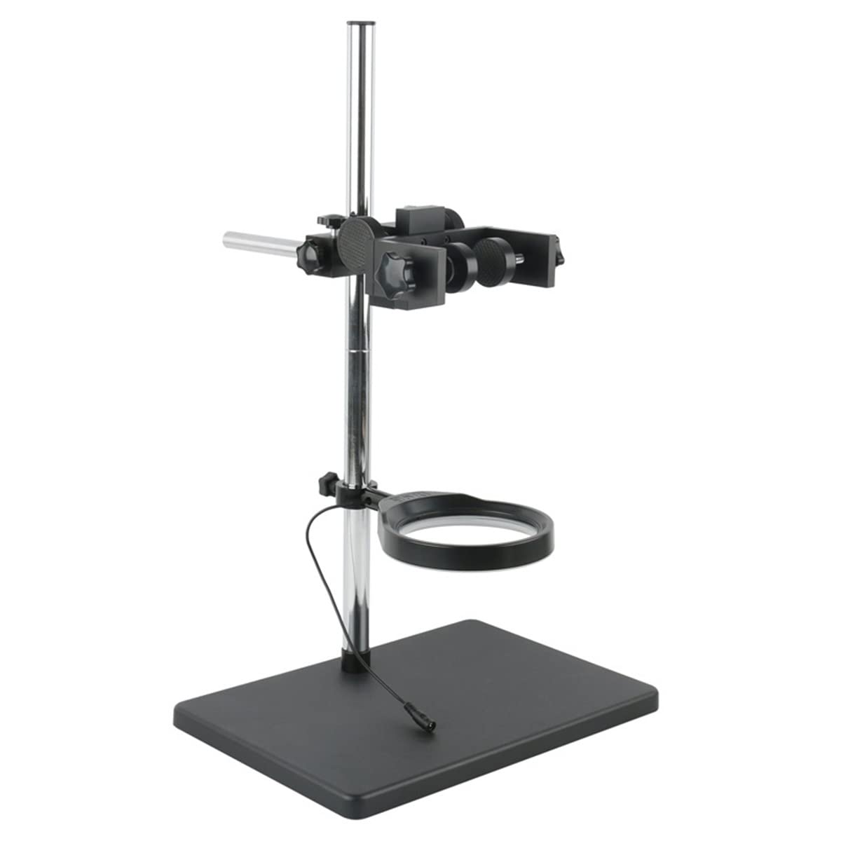 Lab Microscope Accessories Adjustable Microscope Stand Soldering LED Light Illumination Holder Industrial Video Camera Bracket(C)