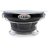 Amazon.co.jp: 太成工業 珪藻土 七輪 バーベキューコンロ「能登」丸型