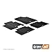 Produktbild Travall Mats Gummifußmatten Kompatibel Mit Kia Kia Cee'd (2012-2018) Hyundai i30 5 Türer Fließheck (2013-2017) TRM1098 - Allwettermatten Nach Maß Fussmatten Set