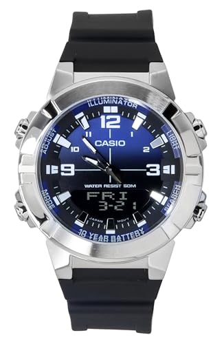 Casio montre décontractée AMW-870A-2AVDF pour lire l'heure avec clarté