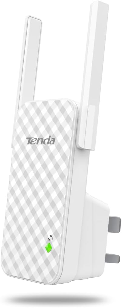A9 N300 Universal Range Extender, Broadband/Wi-Fi Extender, Wi-Fi Booster/Hotspot, Plug and Play, UK Plug