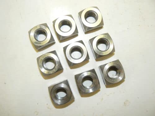 1/2"-13 Stainless Steel Square Nuts UNC - Lot of 25 Pcs. HQ