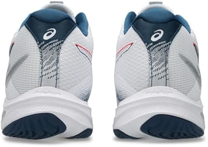 Asics Tênis masculino Netburner Ballistic Ff Mt 4, Branco/azul