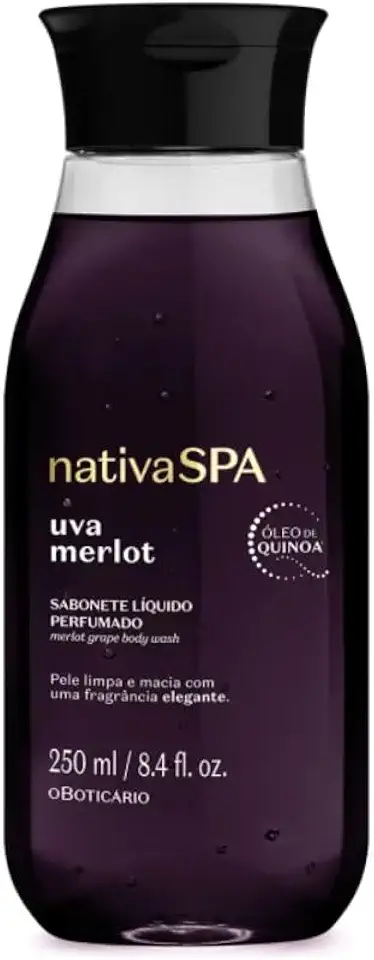 Sabonete Líquido Perfumado Nativa Spa Uva Merlot 250ml