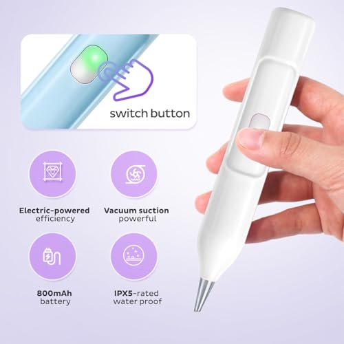 Bolígrafo de pintura sin cera de diseño sofisticado Electric Diamonds blanco 6