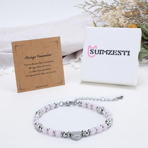 Image of Tiny Bead Bracelets for Women, Unique Birthday Gifts for Women Teens