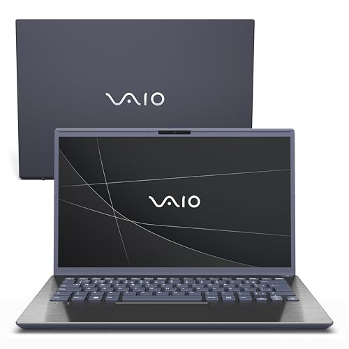 Notebook VAIO F14, 13ª gen Intel Core i5, 16GB 512GB SSD, 14” Full HD Antirreflexo, Windows 11 Home Plus, Gunmetal, Desbloqueio por Digital,