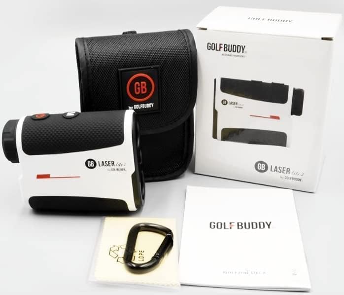 Miniatura 8 de Golf Buddy Telémetro Laser Lite con funda magnética, pendiente compensada, buscador de rango de distancia de golf, medición rápida, clara y precisa