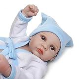 Lieferumfang: 1 x 27,9 cm große Reborn-Puppe, 1 x Outfit.