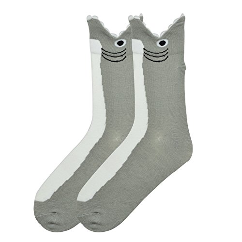 Image of K. Bell womens Funny Animal Crew Socks - 1 Pairs - Cool & Cute Wordplay Novelty Gifts