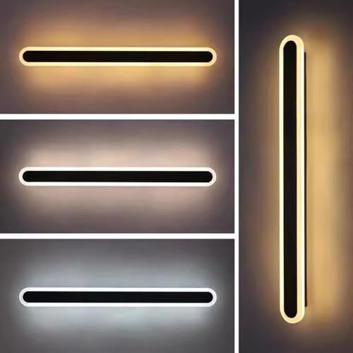 Aplique de Pared Moderno de Hierro y Acrílico Rectangular Diseño Elegante 4