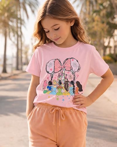 Image of Magic Kingdom Shirt for Girls - Princess Magical Shirts Cute Graphic Kids Toddler Holiday Vacation Tee Top
