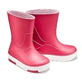 Marque : ESTRO ESTRO Bottes de Pluie Fille - Botte en Caoutchouc Rose (28/29 EU)