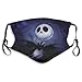 Produktbild Bequemes Gesicht mit austauschbaren Filtern Aktivkohle Küchenreise, Camping Waschbare atmungsaktive Luftverschmutzung Warmes, beängstigendes Jack Skellington Filmplakat