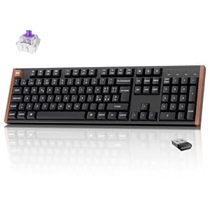Keychron K10 HE Kabellose Tastatur mit Halleffekt, ISO-IT Layout, einstellbare Aktivierung, Schnellauslösungsmodus, Gehäuse aus Aluminium und Holz, RGB, italienische Tastatur für Mac, Windows und