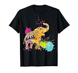 Ce t-shirt spirituel amusant et coloré en forme d'éléphant est parfait pour le festival Holi, le jour de Pâques ou pour offrir en cadeau. Portez ce t-shirt coloré tout en profitant du festival du printemps hindou originaire de l'Inde, t-shirt du festival des couleurs, tenue de festival d'amour