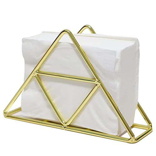 Servilletero de Acero Inoxidable Resistente en Oro, Porta Servilletas, Porta Servilletas de Mesa, Soporte para Bolsas de Filtro, Organizador de Papel Vertical para Hogar, Cocina, Restaurante, Picnic