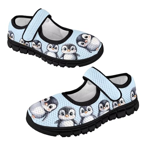 Kids Girls Mesh Casual Flats Shoes Breathable Travel Walking Shoes Comfort Non Slip Tennis Shoes with Hook and Loop US 11-152