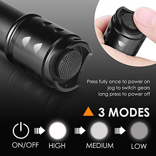 UniqueFire 3 Mode T20 IR 850NM LED Adjustable Focus Zoomable Balck Flashlight 38mm Convex Lens Black Torch