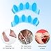 MBAIYO 4Pcs Toe Separators for Women and Men, Hammer Toe Straightener Toes Spacers Bunion Corrector Plantar Fasciitis Relief Overlapping Toes Corrector for Foot Health and Pain Relief