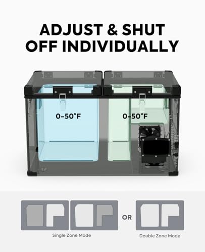 ICECO VL60 Dual Zone Portable Refrigerator with SECOP Compressor
